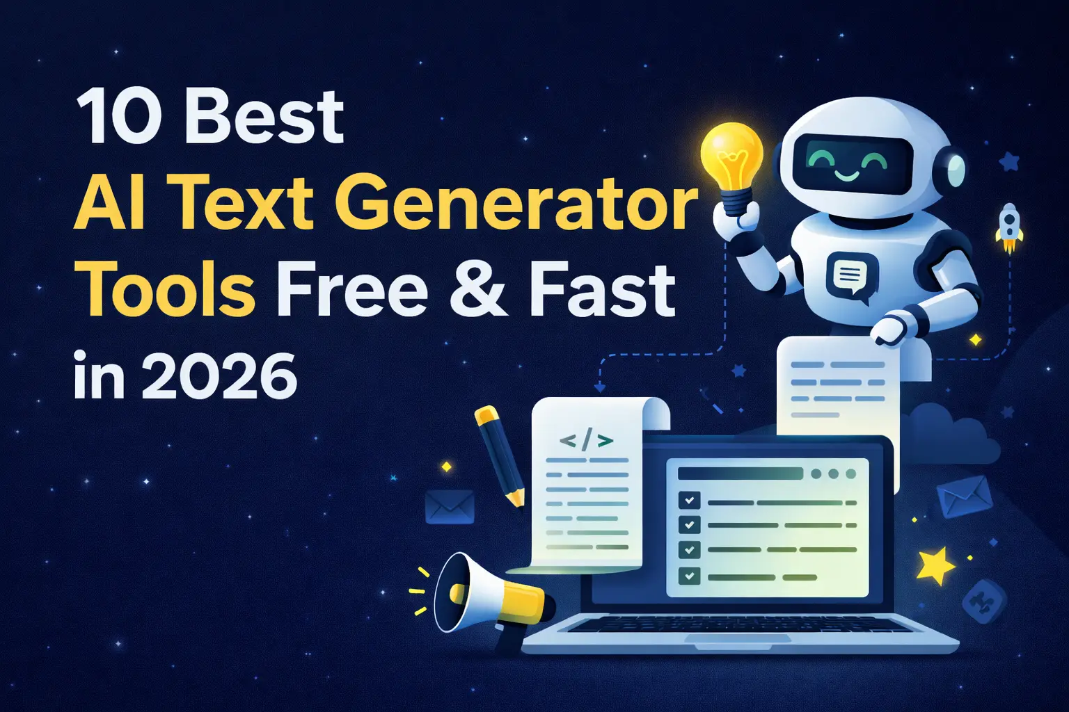 10 Best AI Text Generator Tools